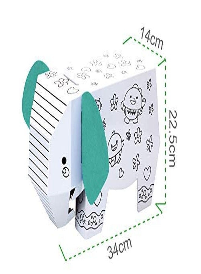 Crackles DIY 3D Paper Cardboard Folding Coloring Craft Animals Series-Random Animal - Image 5